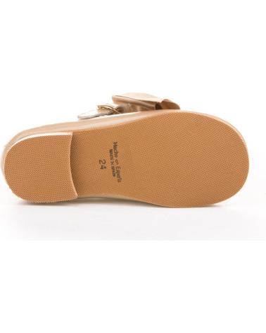 Zapatos de Niña ANGELITOS ZAPATO FRANCESITAS PIEL 516 CAMEL
