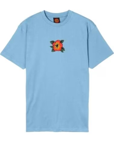 SANTA CRUZ Camiseta De Manga Corta Screaming Hibiscus Front en azul para unisex AZUL
