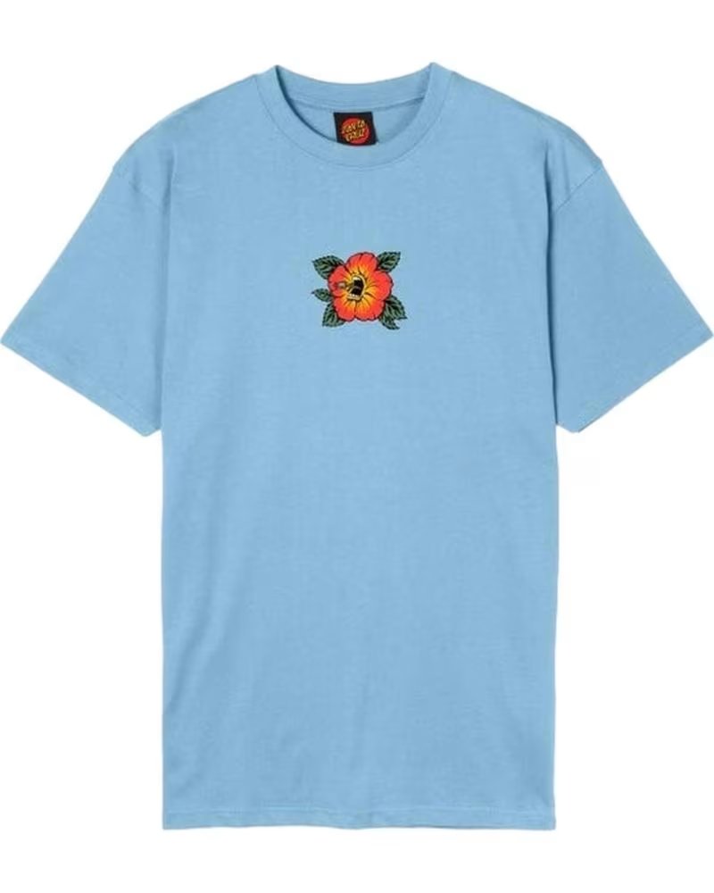 SANTA CRUZ Camiseta De Manga Corta Screaming Hibiscus Front en azul para unisex AZUL