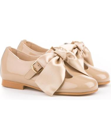 Zapatos de Niña ANGELITOS ZAPATO FRANCESITAS PIEL 516 CAMEL
