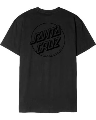 SANTA CRUZ CAMISETA NEGRA TONAL OPUS DOT STRIPE TEE NEGRO