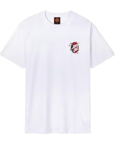 SANTA CRUZ Camiseta De Manga Corta Scatee11872 en negro para hombre BLANCO