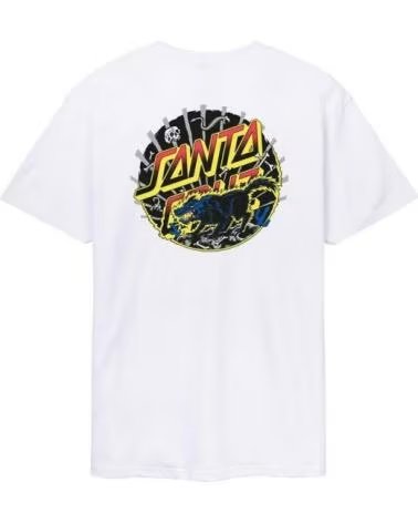 SANTA CRUZ CAMISETA DE MANGA CORTA KENDALL WOLF DOT EN PARA UNIS BLANCO