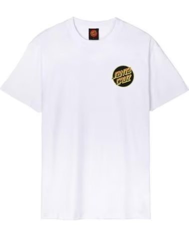 SANTA CRUZ CAMISETA DE MANGA CORTA KENDALL WOLF DOT EN PARA UNIS BLANCO