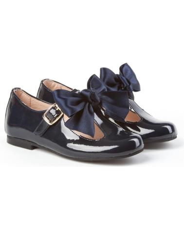 girl shoes ANGELITOS ZAPATO FRANCESITAS PIEL 516 MARINO