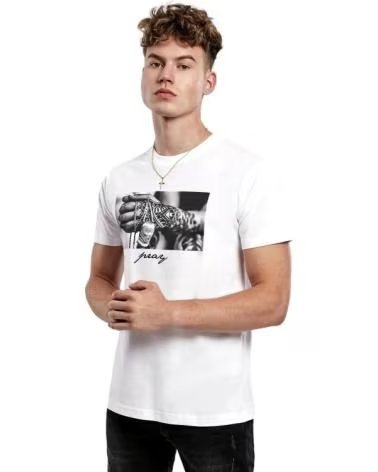 MISTER TEE CAMISETA BLANCA PRAY 2 0 TEE BLANCO