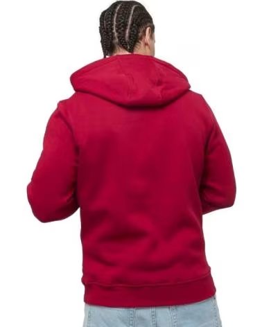MISTER TEE SUDADERA GRANATE PRAY HOODIE ROJO