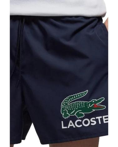 LACOSTE BANADOR MARINO BIG LOGO SWIMSHORT AZUL