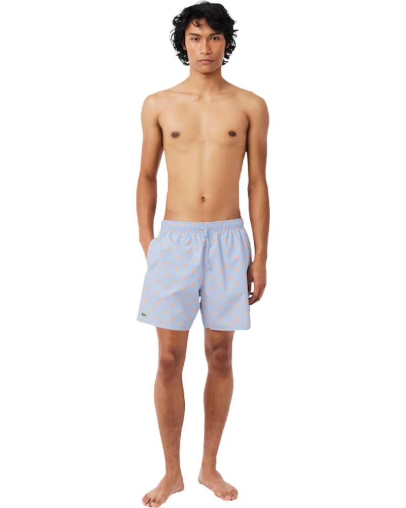 LACOSTE BAÑADOR FULL CROCOS AZUL CELESTE REF 1177047/1141193
