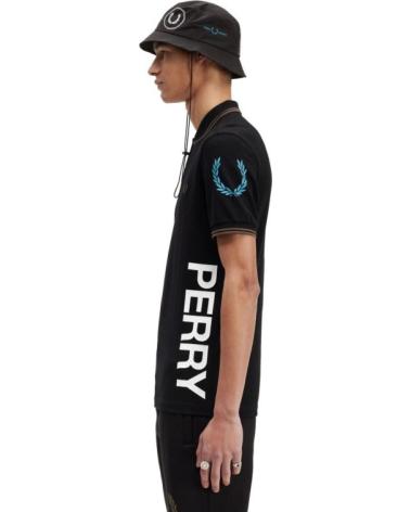 FRED PERRY CAMISETA NEGRA GRAPHIC BRANDED TEE NEGRO