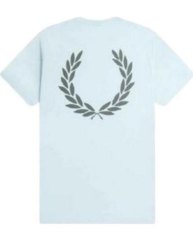 FRED PERRY CAMISETA CELESTE BACK GRAPHIC T-SHIRT AZUL