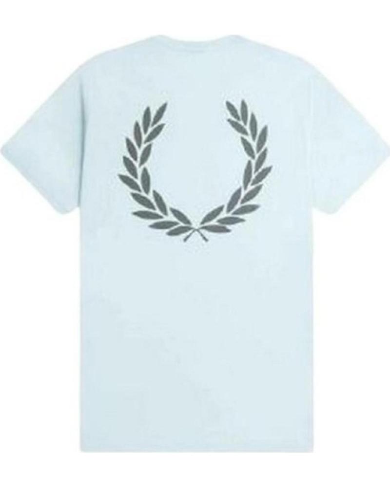 FRED PERRY CAMISETA CELESTE BACK GRAPHIC T-SHIRT AZUL