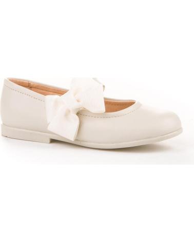 Zapatos de Niña ANGELITOS ZAPATO FRANCESITAS PIEL 519-BG BEIGE