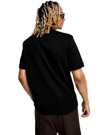 FRED PERRY CAMISETA NEGRA LAUREL WREATH HIGH NECK TEE NEGRO