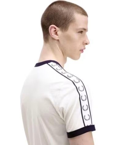 FRED PERRY CAMISETA DE MANGA CORTA M4620129 EN PARA HOMBRE BLANCO