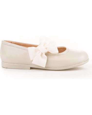 Zapatos de Niña ANGELITOS ZAPATO FRANCESITAS PIEL 519-BG BEIGE