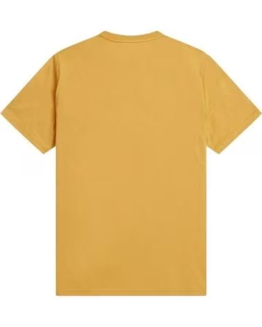 FRED PERRY CAMISETA DE MANGA CORTA EMBROIDERED T-SHIRT EN PARA AMARILLO