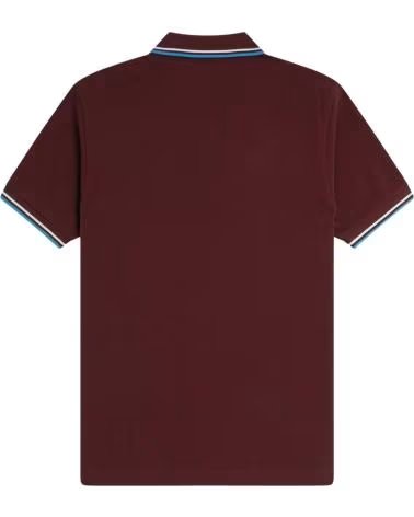 FRED PERRY POLO DE MANGA CORTA M3600P-Z63 EN ROJO PARA HOMBRE PORT ROYAL