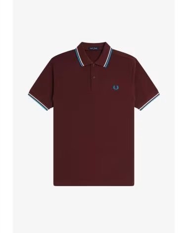 FRED PERRY POLO DE MANGA CORTA M3600P-Z63 EN ROJO PARA HOMBRE PORT ROYAL