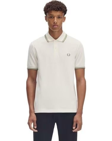 FRED PERRY POLO DE MANGA CORTA M3600Y54 EN BEIGE PARA HOMBRE CRUDO