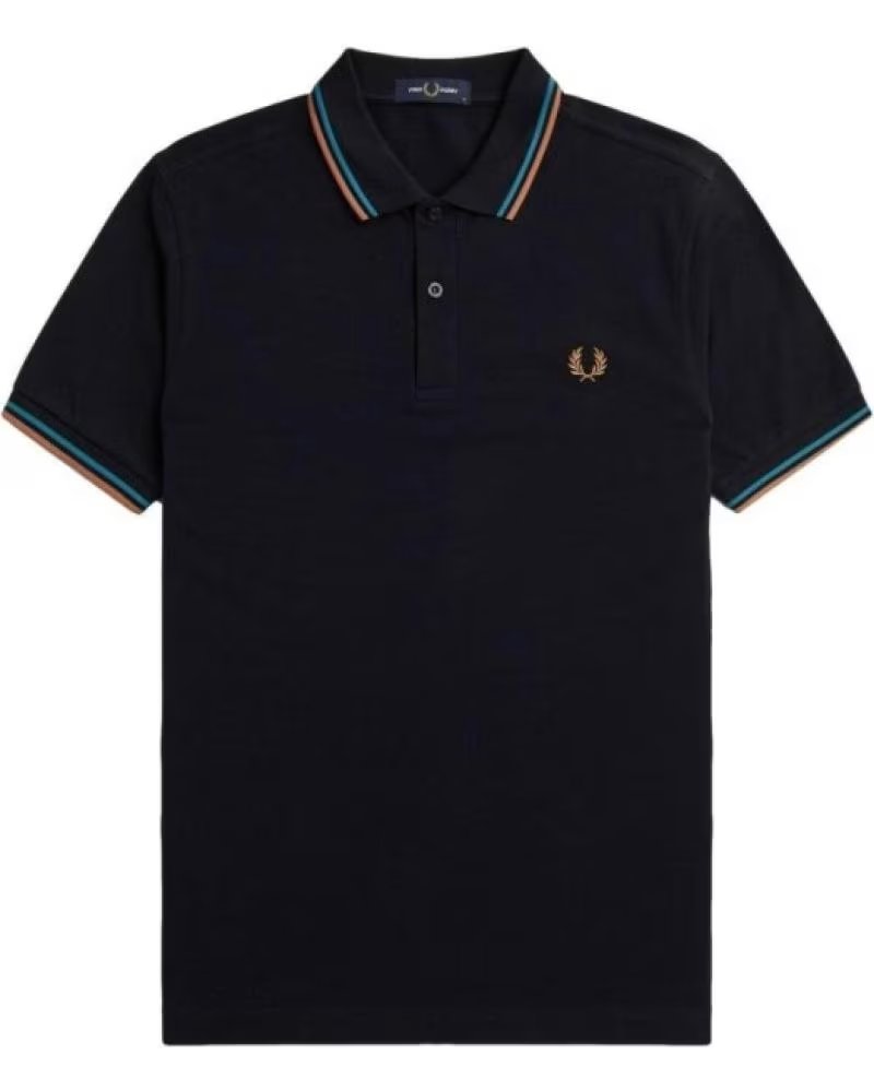 FRED PERRY POLO DE MANGA CORTA M3600 EN NEGRO PARA HOMBRE AZUL