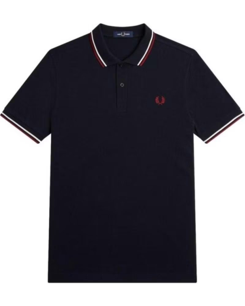 FRED PERRY POLO DE MANGA CORTA M3600T55 EN AZUL PARA HOMBRE MARINO