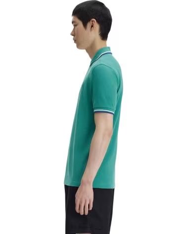 FRED PERRY POLO DE MANGA CORTA M3600 EN PARA HOMBRE VERDE