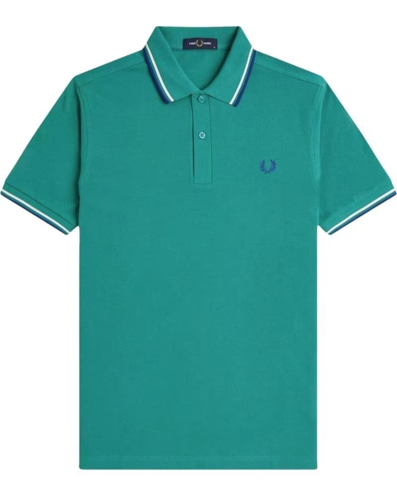 FRED PERRY POLO DE MANGA CORTA M3600 EN PARA HOMBRE VERDE
