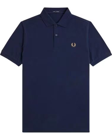 FRED PERRY POLO DE MANGA CORTA ORIGINAL SPORTSWEAR POLO SHIRT EN AZUL PARA HOMBRE MARINO