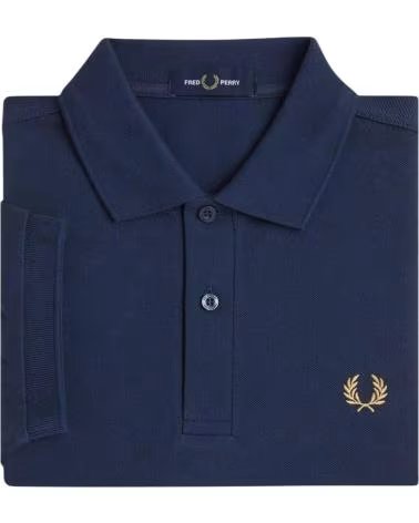 FRED PERRY POLO DE MANGA CORTA ORIGINAL SPORTSWEAR POLO SHIRT EN AZUL PARA HOMBRE MARINO