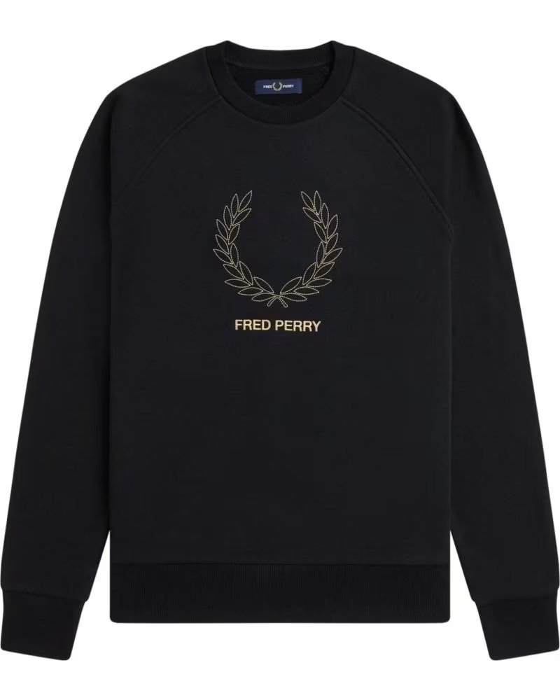 FRED PERRY SUDADERA M1769102 EN PARA HOMBRE NEGRO