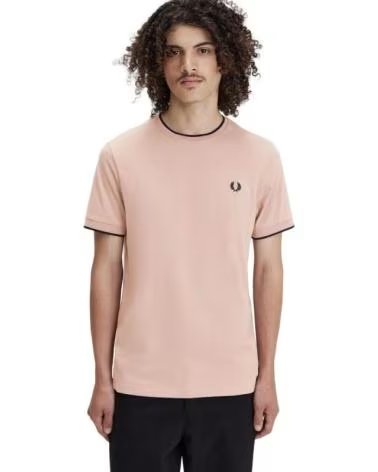 FRED PERRY CAMISETA DE MANGA CORTA M1588U89 EN PARA HOMBRE ROSA