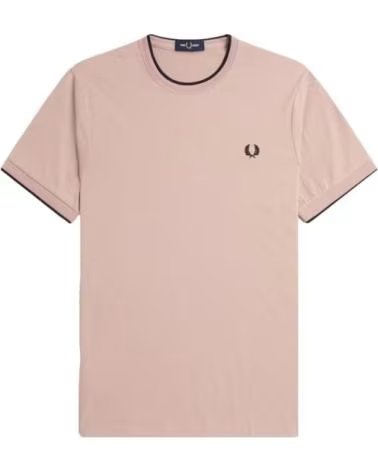 FRED PERRY CAMISETA DE MANGA CORTA M1588U89 EN PARA HOMBRE ROSA