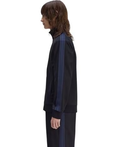 FRED PERRY FELPA CON CAPPUCCIO BOLD BRANDING RIF 1177135 NEGRO