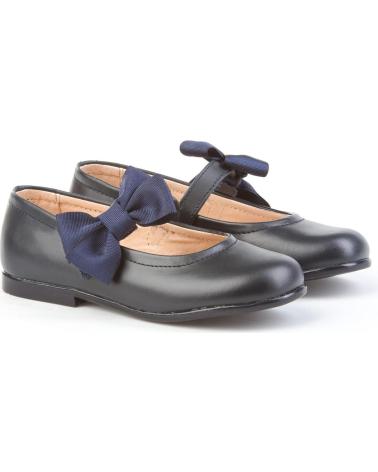 Sapatos de Menina ANGELITOS ZAPATO FRANCESITAS PIEL 519 MARINO