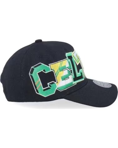 MITCHELL NESS GORRA BOSTON CELTICS HYPER TYPE PRO BLACK ADJUSTABLE EN NEGR NEGRO