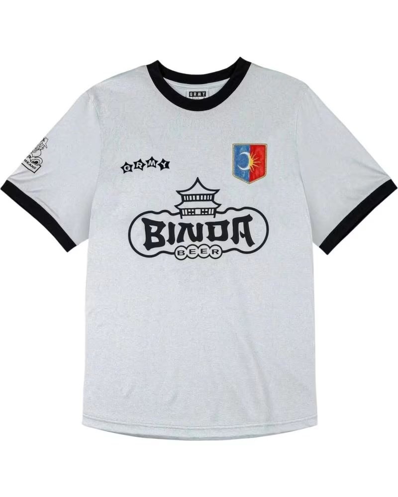 GRIMEY Camiseta De Manga Corta Stardust en gris para unisex