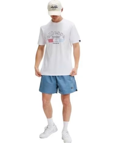 ELLESSE CAMISETA DE MANGA CORTA GIAMBETTIO01 EN PARA UNISEX BLANCO