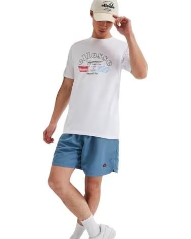 ELLESSE CAMISETA DE MANGA CORTA GIAMBETTIO01 EN PARA UNISEX BLANCO
