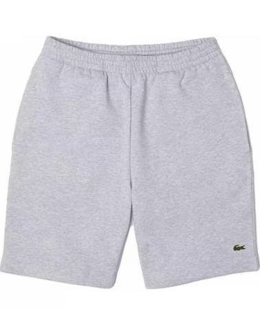 LACOSTE PANTALON CORTO GH9627CCA EN PARA HOMBRE GRIS