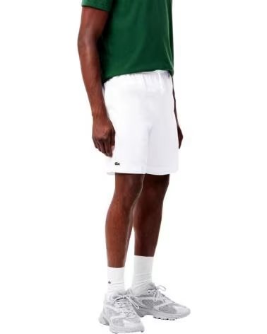 LACOSTE BERMUDA RHOMBUS TAFFETA TENNIS BIANCO RIF 1177230 BLANCO