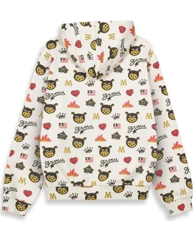 SUDADERA CON CAPUCHA Y CREMALLERA GRIMEY MUDS THE RESIDENCE GCZH64001 NAN