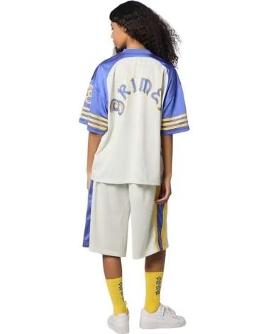 GRIMEY CAMISETA DE MANGA CORTA DROPPIN SCIENCE MESH BOXY FOOTBALL JERSEY EN BLANCO PARA HOMBRE OFF WHITE