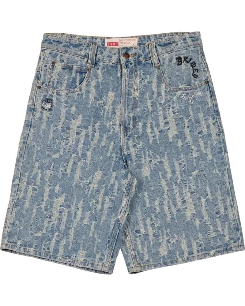 GRIMEY BERMUDAS STARDUST EN AZUL PARA UNISEX WASHED LIGHT BLUE