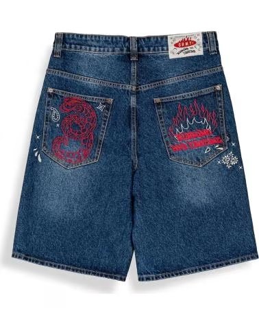 GRIMEY BERMUDAS DROPPIN SCIENCE EN AZUL PARA UNISEX DEEP INDIGO BLUE