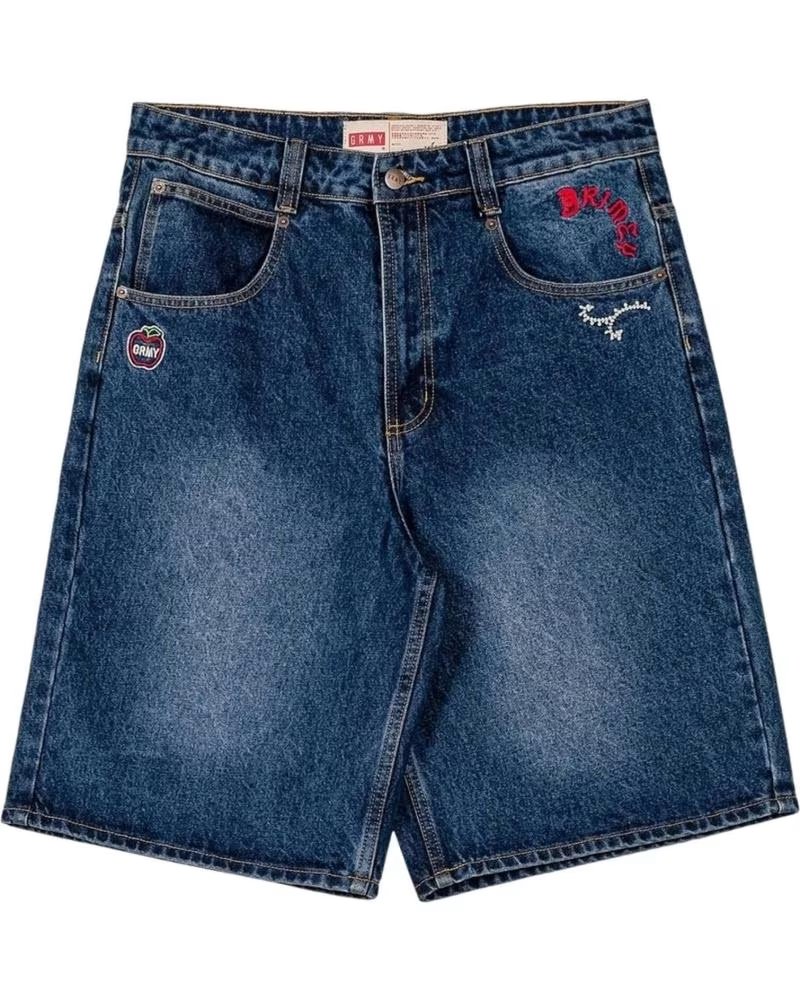 GRIMEY BERMUDAS DROPPIN SCIENCE EN AZUL PARA UNISEX DEEP INDIGO BLUE