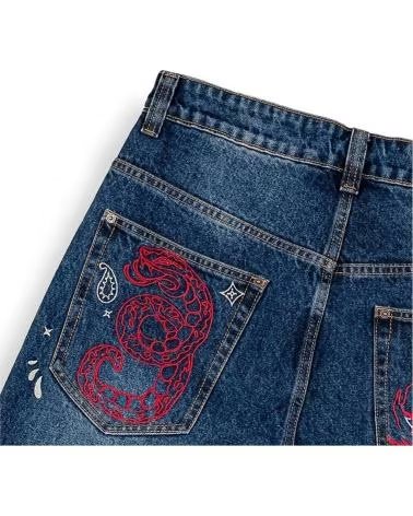 GRIMEY BERMUDAS DROPPIN SCIENCE EN AZUL PARA UNISEX DEEP INDIGO BLUE