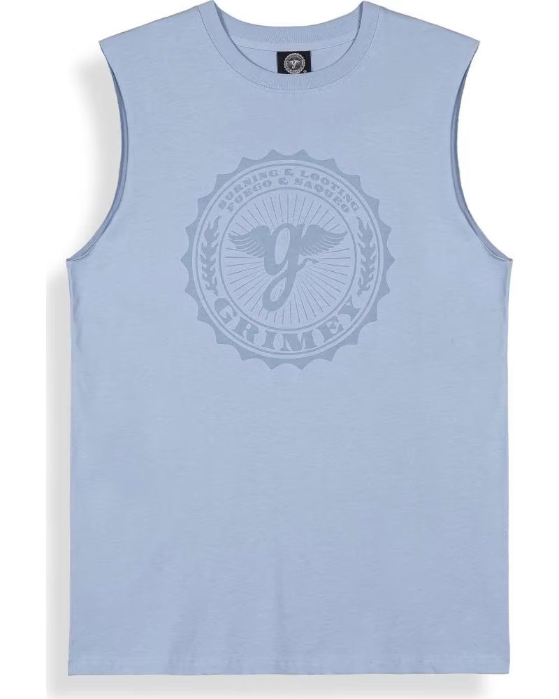 GRIMEY CAMISETA DE TIRANTES 072-9319 EN AZUL PARA HOMBRE
