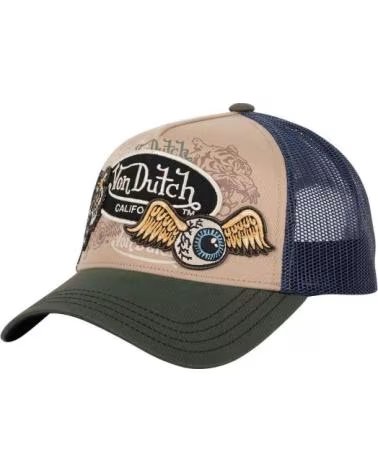 VON DUTCH GORRA CAS1PATCHES07 EN MULTICOLOR PARA UNISEX VERDE