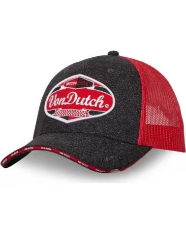VON DUTCH Gorra Cas1Mixgrey03 en rojo para unisex MARENGO